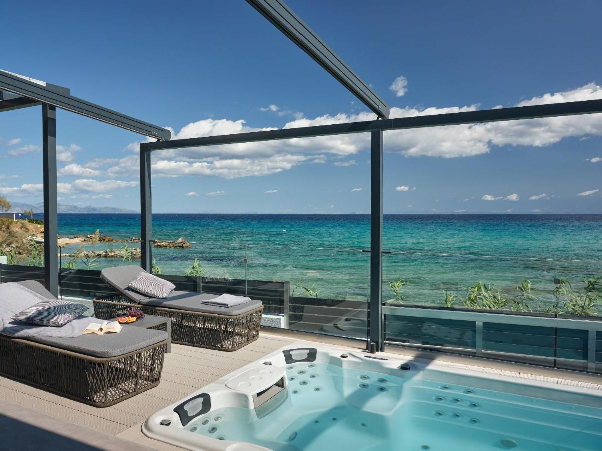 Blue View Villa - Coastal Elegance With Swim Spa, By Zantewize Alykanas  Zewnętrze zdjęcie