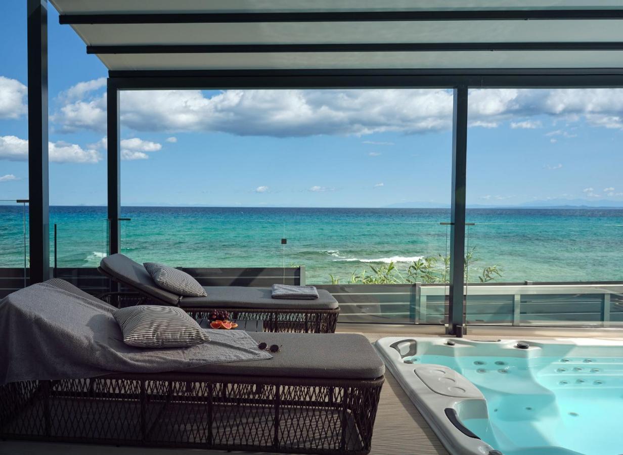 Blue View Villa - Coastal Elegance With Swim Spa, By Zantewize Alykanas  Zewnętrze zdjęcie