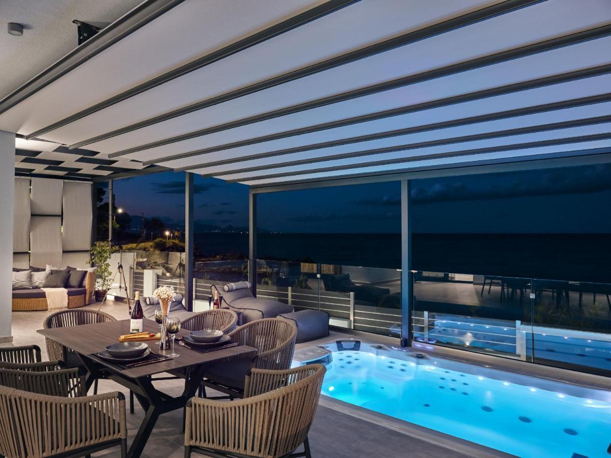 Blue View Villa - Coastal Elegance With Swim Spa, By Zantewize Alykanas  Zewnętrze zdjęcie