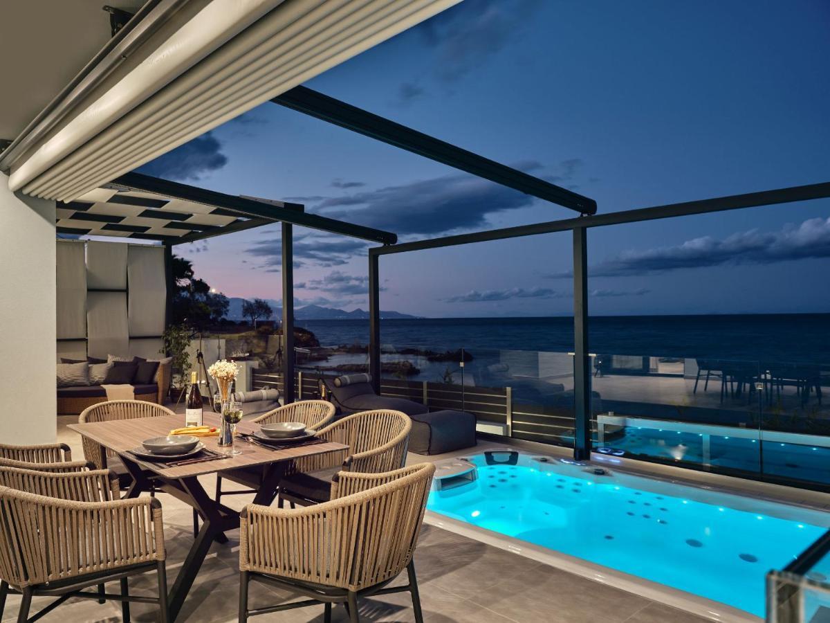Blue View Villa - Coastal Elegance With Swim Spa, By Zantewize Alykanas  Zewnętrze zdjęcie
